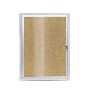 Sheet Metal Magnetic Bulletin Board / Magnetic Writing Whiteboard Glass Doors