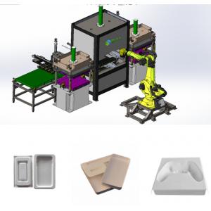 Paper Bagasse Pulp Molding Machine Low Noise Bagasse Plate Making Machine
