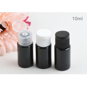 Refillable Plastic Cosmetic Packaging Black 10ml Capacity With PP Material Lid