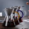 Funnel Shaped Lead Free Borosilicate 500ml Coffee Glass Pot