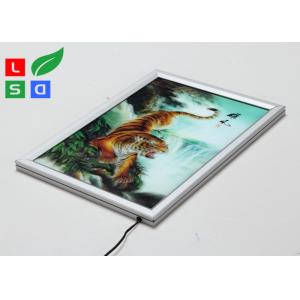 Super Thin 20mm Width LED Poster Frame wall mounted light box Customizable