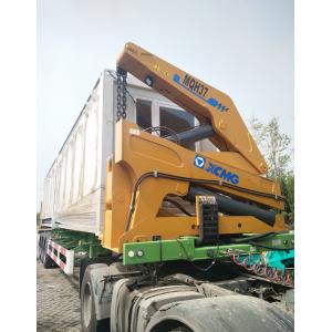 Heavy Duty Truck Mounted Hydraulic Crane , 37 Tons Truck Hoist Crane