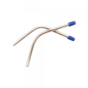 14.4mm × 6mm Disposable Saliva Ejector Parts With Blue Transparent Cap