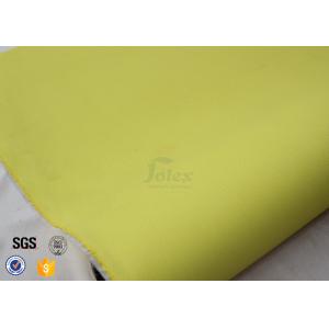 China 0.5MM Yellow PU Coated Fiberglass Fabric Welding Fire Blanket Cloth 530GSM supplier