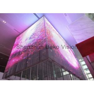 China 3D Glass LED Display Transparent Indoor Outdoor LED Video Wall Screen For Advertising / Stage Show supplier