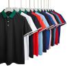 男性の春夏ポーロTシャツ 編み物と丸い首 230 Gsm