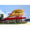 China Fun Outdoor Adult Fiberglass Water Slides CE , Customized Length for Water Park wholesale