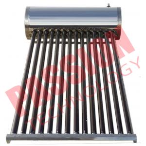 China 150L Stainless Steel Compact Non Pressurized Vacuum Tube Solar Water Heater For Shower Kitchen supplier
