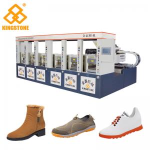 China Single / Double Color Rubber Sole Making Machine for Men Leisure Shoes Sandals supplier