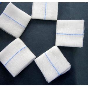 China Cotton Lap Sponge Medical Gauze Roll, Cotton Crepe Medical Gauze Blue Loop supplier