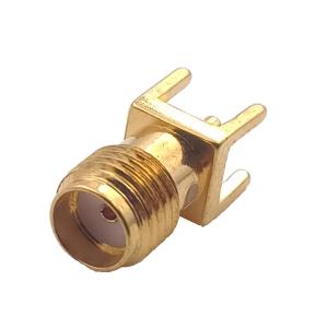 China Conector chapeado de Sma da montagem da superfície do PWB do conector coaxial do RF SMA ouro fêmea no módulo de Wifi supplier