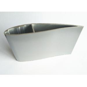China Silvery Powder Painted Exhaust Fan Blades / Aluminum Extrusion Profiles supplier