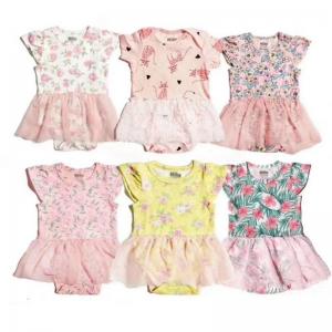 100% Cotton Children's Summer Clothes Baby Girls Romper 3-18M size