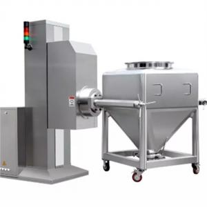 China 480L IBC Bin Single Column Lifting Powder Mixer Blender For Pharmaceutical Food Industrial supplier