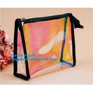 Travel Transparent Exquisite Zippered Handbag PVC Waterproof Toiletry Case Clear PVC Bag Travel Toiletry Bag