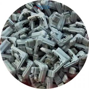 China Smooth Surface Plug In Plastic Corner Connector UPVC Window Corner Key supplier
