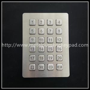 ODM 24 Key Backlit Numeric Keyboard Access Control Digital Metal Keyboard