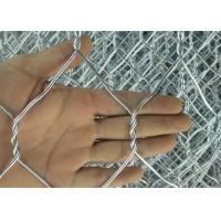 China Low Carbon Iron Gabion Wire Mesh Hole 60x80mm Anticorrosion on sale