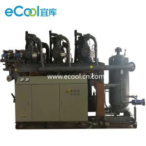 China Low Noise Screw Parallel Refrigeration Compressor Unit For Cold Storage Refrigeration supplier