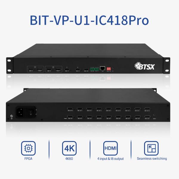 Product Features Control Room Video Wall with Advanced Video Processing and RS232 Control Methods