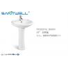 Sanitary Ware Ceramics Bathroom Pedestal Basins Washbasin With Three Hole option