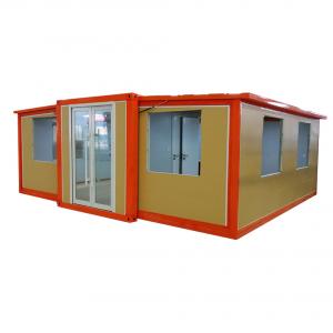 China Luxury 2 Bedroom Prefabricated Expandable Container House With Kitchen Modern Design supplier