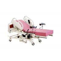 China Remote Controller Medical Maternity Bed With Telescopic Working Table on sale