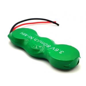 Customized 80mAh NiMH Button Cell 1.2V 2.4V 3.6V NIMH Rechargeable Batteries