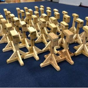 China Wooden Gymnastic Pedestal Handstand Block Home Gymnastics Training wholesale