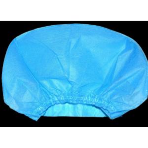 Blue Anti Dust Disposable Medical Caps Non Woven Waterproof Acid Proof