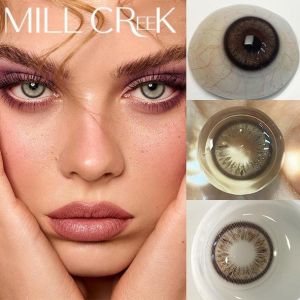 China Brown Gray Coffee Natural Color Contact Lenses Millcreek Lenses With UV Protection wholesale