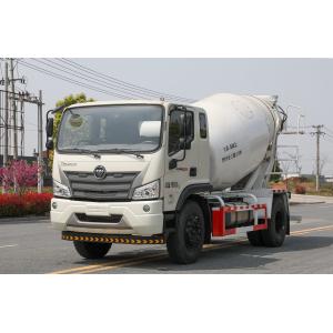Mini Concrete Mixer Truck Foton ES5 White Color 4m³ Mixing Tanker 4*2 Drive Mode