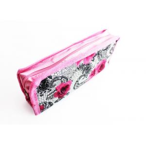 China High Capacity Pencil Pouch Bag Cute Printing Polyester Nylon For Gift Pencil Box supplier