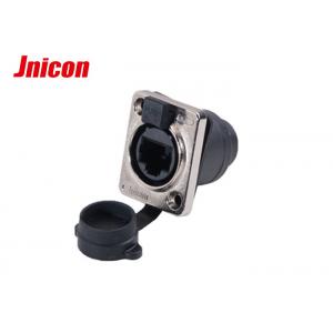 China Jnicon RJ45 Waterproof Connector 8P8C Male 3 Prong For Cat6a Ethernet Cable supplier