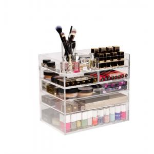 China NEW Acrylic Cosmetic Organizer Drawer Makeup Case Storage Insert Holder Box supplier