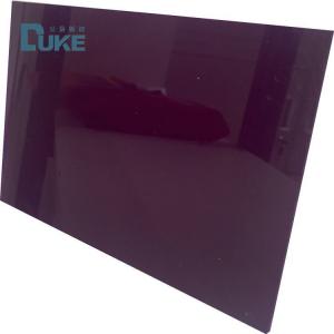 China UV Blocking Coloreds Purple See Through Glossy Solid Perspex Sheet For Signage supplier