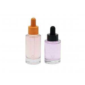 China 50ml 30ml Glass Dropper Bottle Essential Oil Clear Glass Dropper Bottles supplier