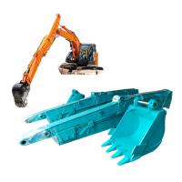 China Patented 12M 30 Ton Excavator Sliding Arm , Q355B Slide Retractable Excavator Boom on sale