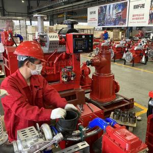 China 50Hz  Centrifugal Fire Pump Set , Electric Jockey Pump With Control Panel supplier
