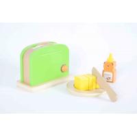 China Toddler'S Wooden Toaster Toy , Soild Wood Childrens Play Kitchen Sets on sale
