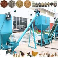 China 1T/H Livestock Feed Pellet Production Line Animal Food Poultry Feed Making Machine on sale