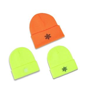 Embroidered Snowflake Hat Multi-Color Knitted Hat For Women