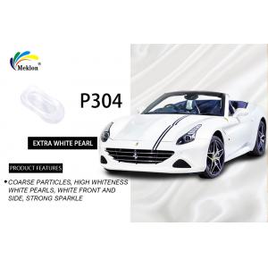 SGS Harmless Pearl White Automotive Paint , Glossy Pearl White Spray Paint For Car