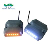 China Aluminum LED Traffic Signal Lights DC12-24V Tunnel Road Stud 12 Leds For Tunnel on sale