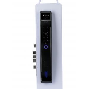 OEM ODM Fingerprint Door Lock Black Smart Home Gate Lock With Surveillance Camera