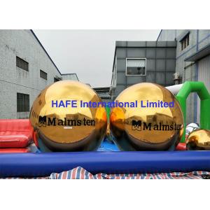 China Single Color Printing Inflatable Mirror Balloon 2.5m Sphere Tube With Branding Logo supplier