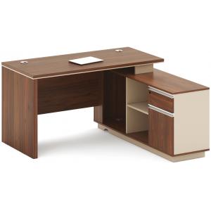 MFC Wooden Office Computer Table E1 Grade Melamine Board Office Manager Desk