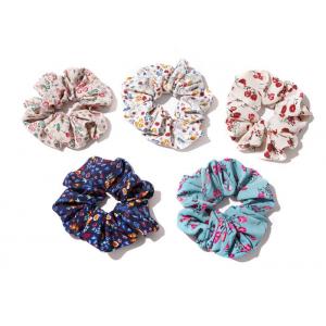 Forest vintage floral scrunchie hair rope French collar-fabric head rope Korean hair accessories woman