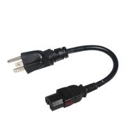 China Locking Us Plug To Iec C15 Desktop Computer Power Cable 16AWG- 18AWG on sale