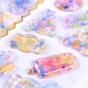 Children'S Toys 3D Shining Colorful Crystal Rocking Sealed Stickers Kindergarten Award Stickers
